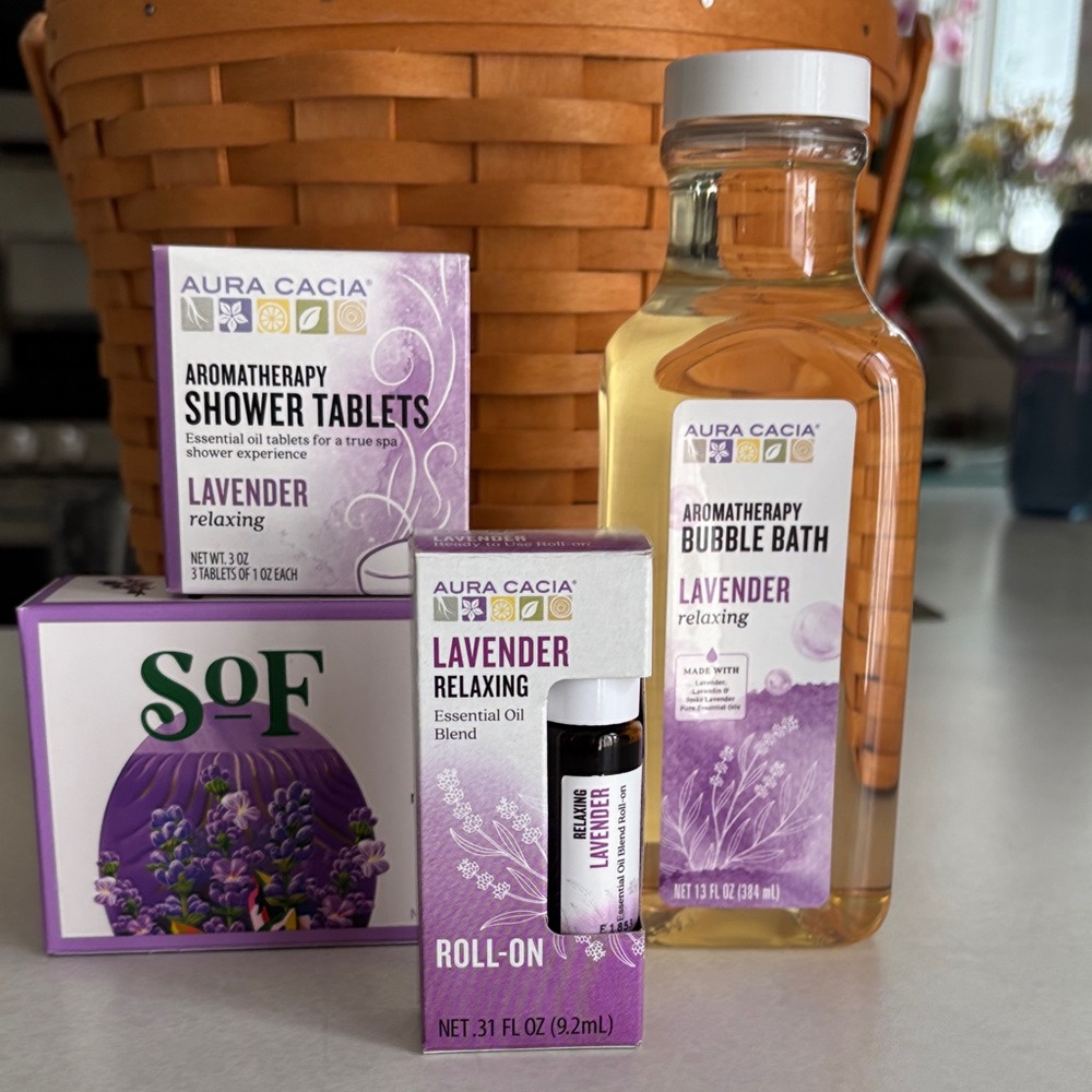 New and Unopened Lavender Bath Products